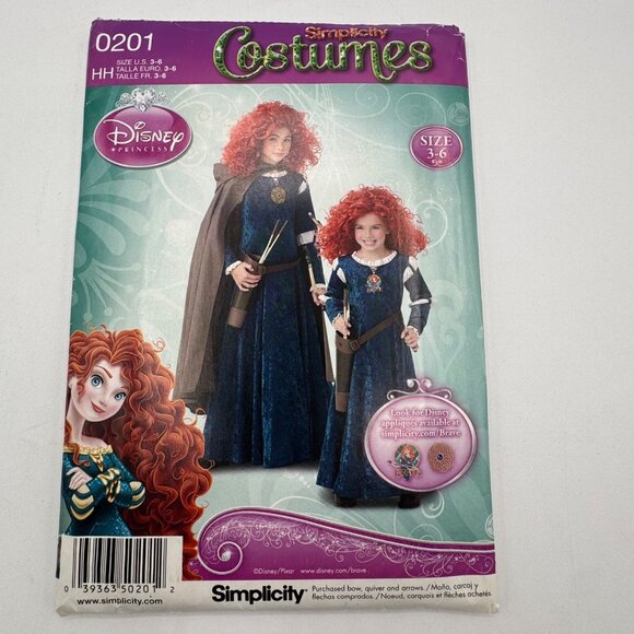Simplicity 0201 Sewing Pattern Character Brave Girls Size 3-6 - Picture 1 of 4